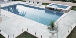 glass pool fence spigot installation