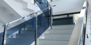 frameless glass balustrade installation