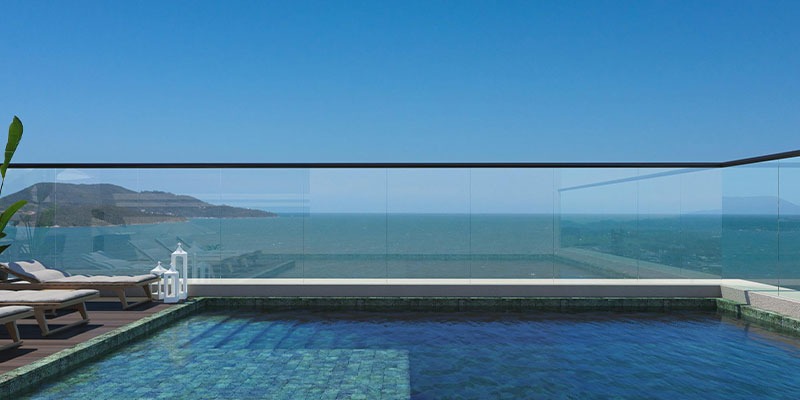 glass pool fence spigot installation