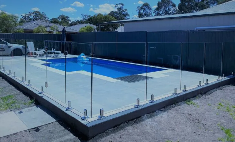 frameless glass pool fencing