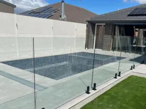 glass pool fence installation